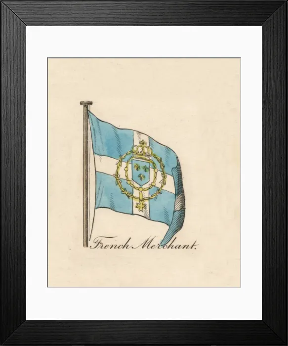Framed Print : French Merchant, 1838 Framed Print : French Merchant, 1838