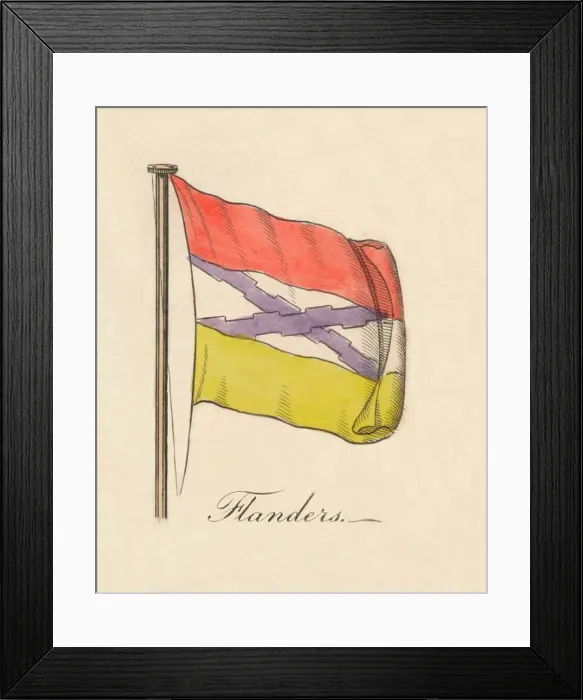 Framed Print : Flanders, 1838 Framed Print : Flanders, 1838