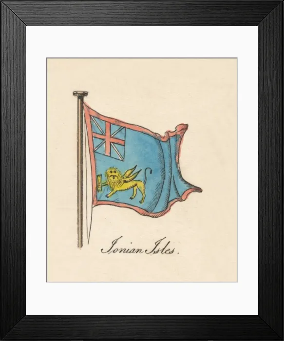 Framed Print : Ionian Isles, 1838 Framed Print : Ionian Isles, 1838