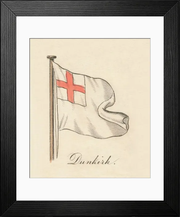 Framed Print : Dunkirk, 1838 Framed Print : Dunkirk, 1838