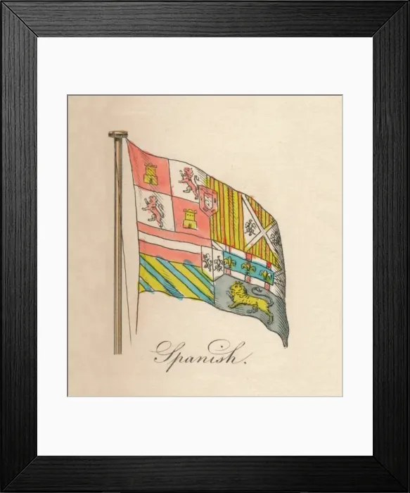 Framed Print : Spanish, 1838 Framed Print : Spanish, 1838