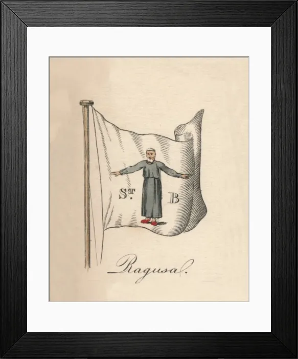 Framed Print : Ragusa, 1838 Framed Print : Ragusa, 1838