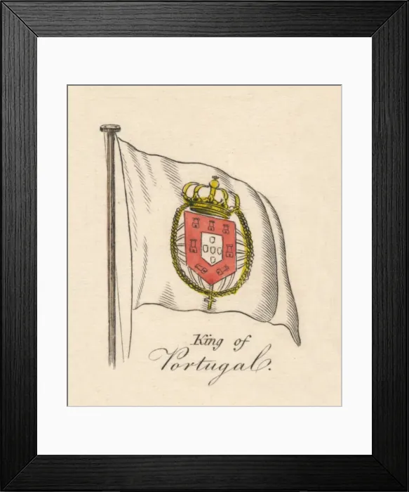 Framed Print : King of Portugal, 1838 Framed Print : King of Portugal, 1838
