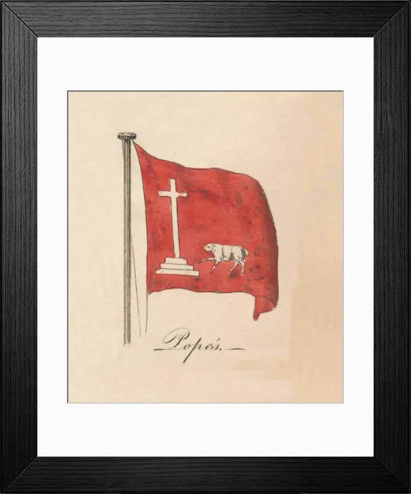 Framed Print : Pope s, 1838 Framed Print : Pope s, 1838