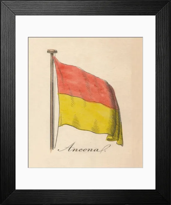Framed Print : Ancona, 1838 Framed Print : Ancona, 1838