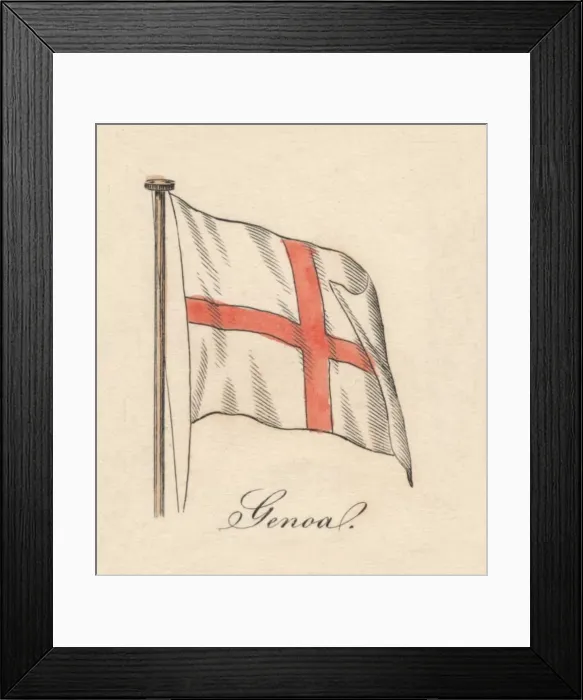 Framed Print : Genoa, 1838 Framed Print : Genoa, 1838