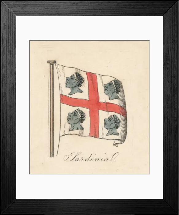 Framed Print : Sardinia, 1838 Framed Print : Sardinia, 1838