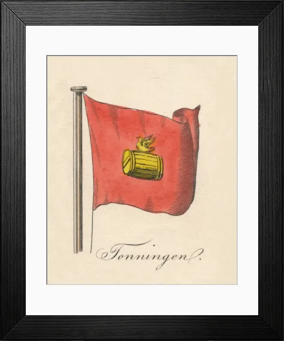Framed Print : Tonningen, 1838 Framed Print : Tonningen, 1838