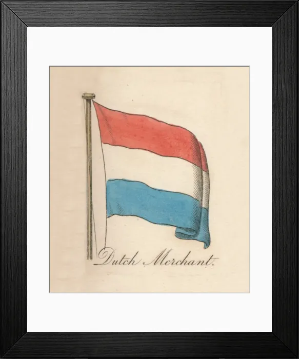 Framed Print : Dutch Merchant, 1838 Framed Print : Dutch Merchant, 1838