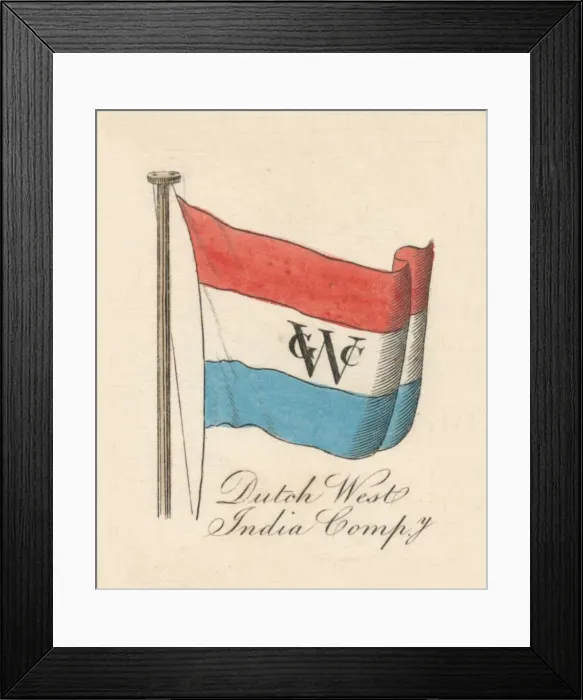 Framed Print : Dutch West India Company, 1838 Framed Print : Dutch West India Company, 1838