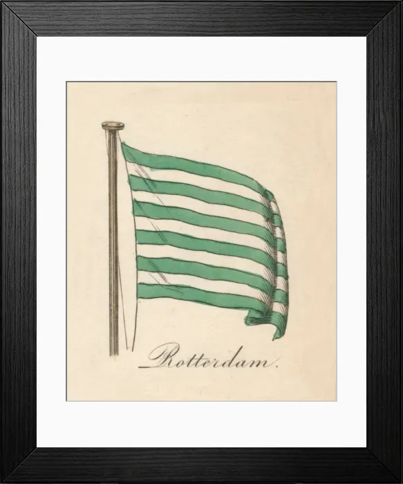 Framed Print : Rotterdam, 1838 Framed Print : Rotterdam, 1838