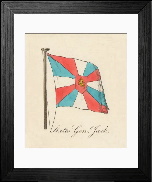 Framed Print : States General Jack, 1838 Framed Print : States General Jack, 1838