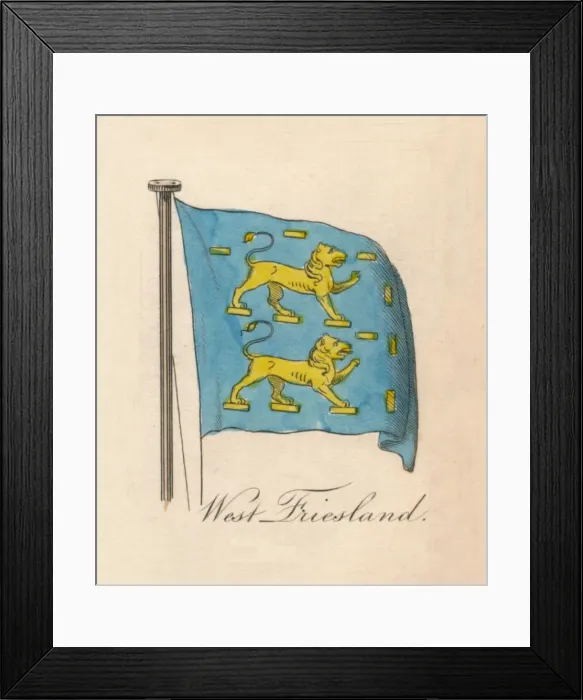 Framed Print : West Friesland, 1838 Framed Print : West Friesland, 1838