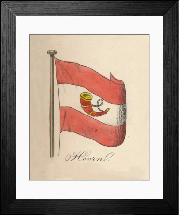 Framed Print : Hoorn, 1838 Framed Print : Hoorn, 1838