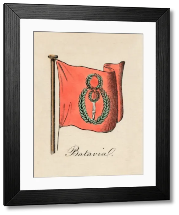 Framed Print : Batavia, 1838 Framed Print : Batavia, 1838