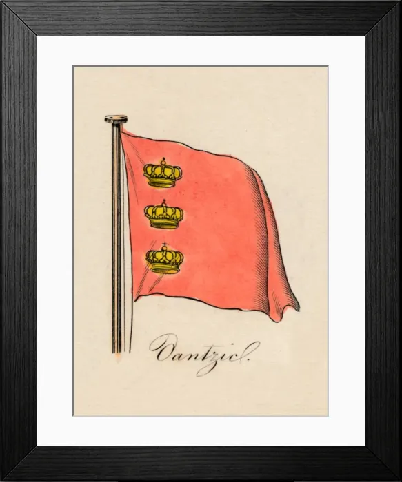 Framed Print : Dantzic, 1838