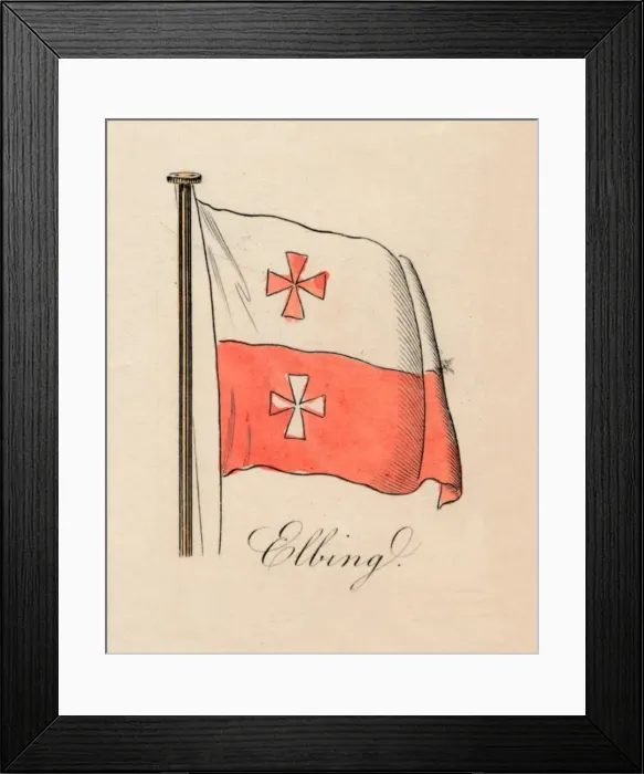Framed Print : Elbing, 1838 Framed Print : Elbing, 1838