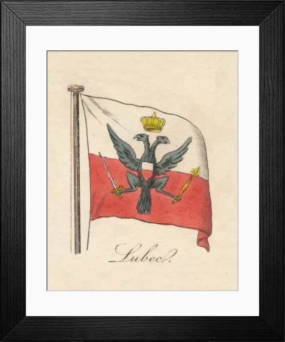 Framed Print : Lubec, 1838 Framed Print : Lubec, 1838
