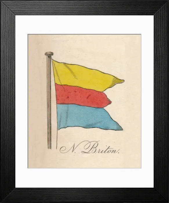 Framed Print : N. Briton, 1838 Framed Print : N. Briton, 1838