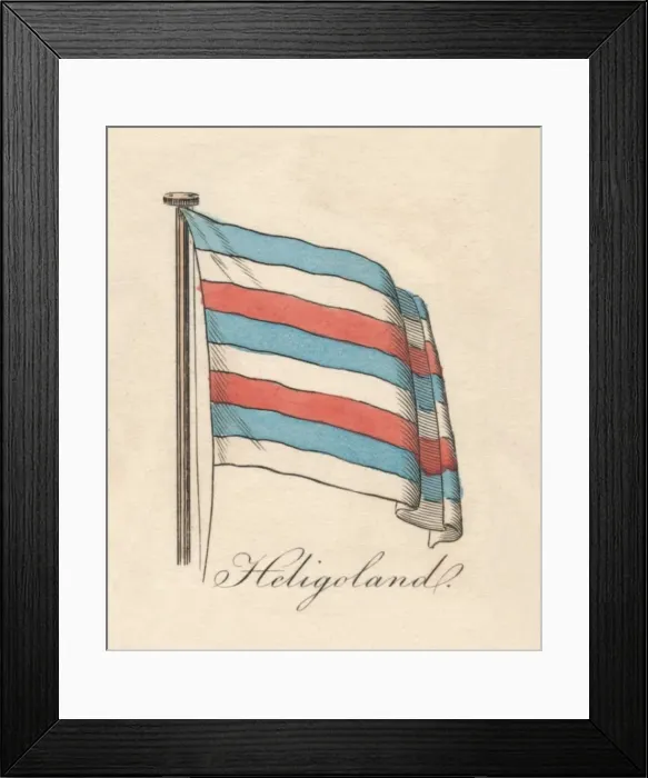 Framed Print : Heligoland, 1838 Framed Print : Heligoland, 1838