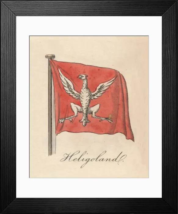 Framed Print : Heligoland, 1838 Framed Print : Heligoland, 1838