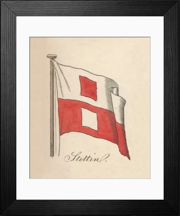 Framed Print : Stettin, 1838 Framed Print : Stettin, 1838