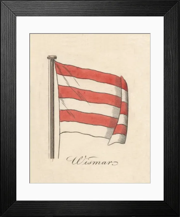 Framed Print : Wismar, 1838 Framed Print : Wismar, 1838