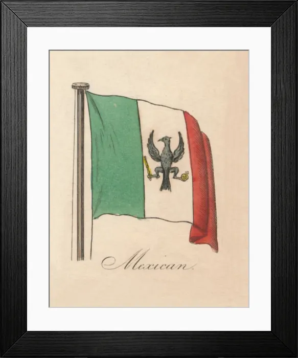 Framed Print : Mexican, 1838 Framed Print : Mexican, 1838