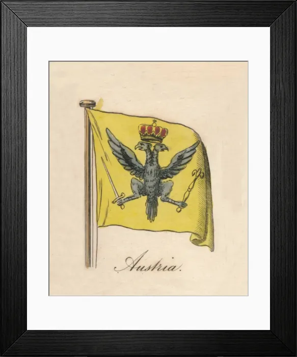 Framed Print : Austria, 1838 Framed Print : Austria, 1838