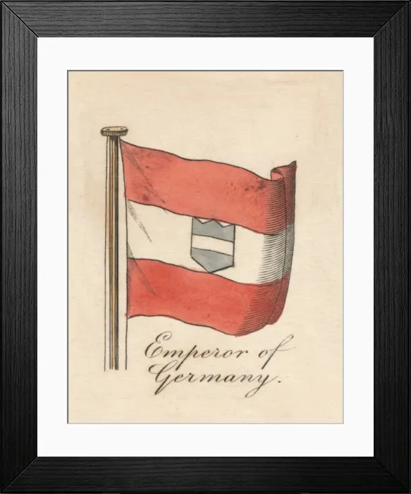 Framed Print : Emperor of Germany, 1838 Framed Print : Emperor of Germany, 1838