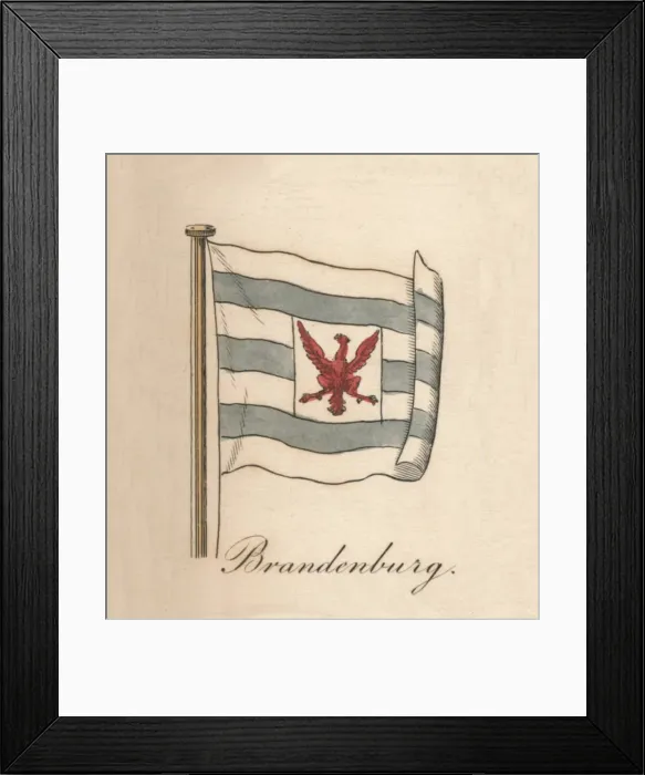 Framed Print : Brandenburg, 1838 Framed Print : Brandenburg, 1838