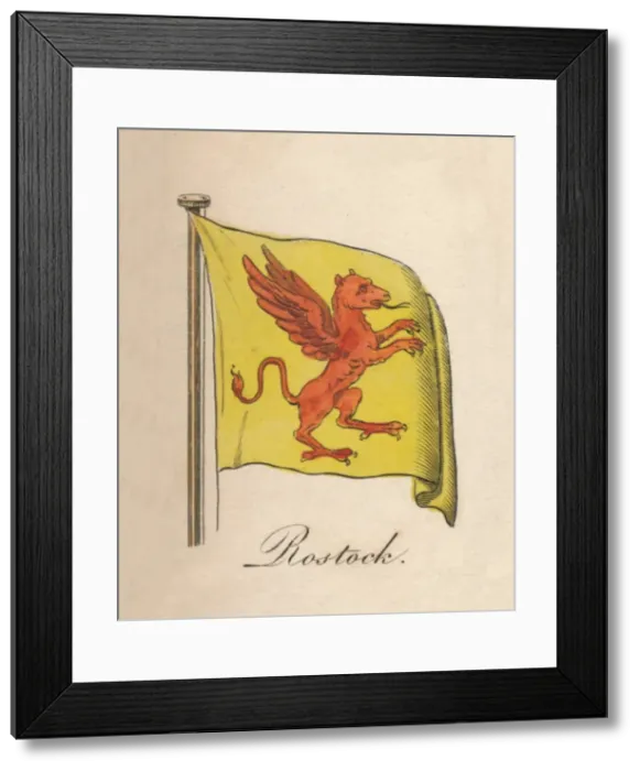 Framed Print : Rostock, 1838 Framed Print : Rostock, 1838