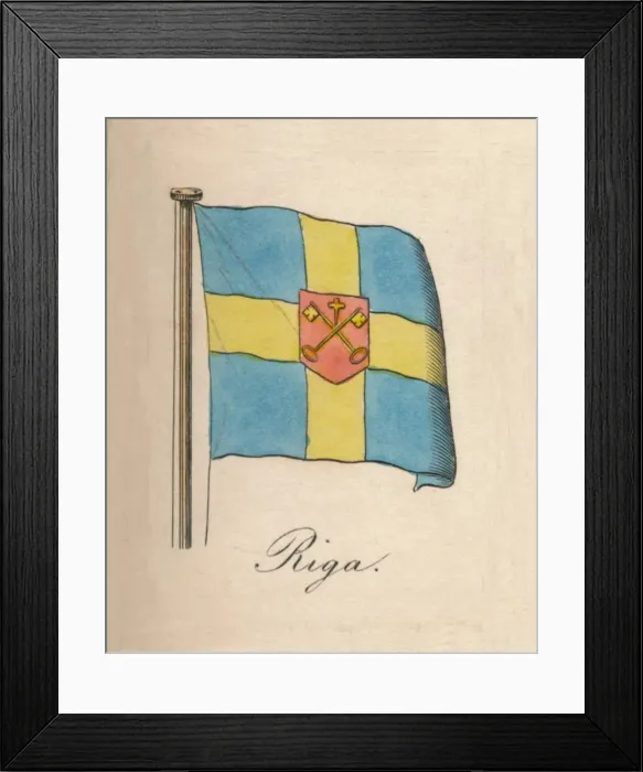 Framed Print : Riga, 1838 Framed Print : Riga, 1838