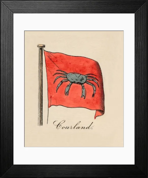 Framed Print : Courland, 1838 Framed Print : Courland, 1838