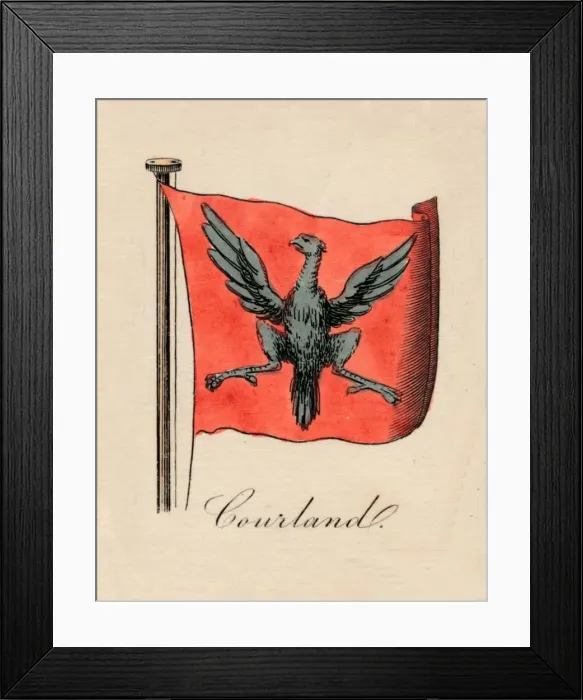 Framed Print : Courland, 1838 Framed Print : Courland, 1838