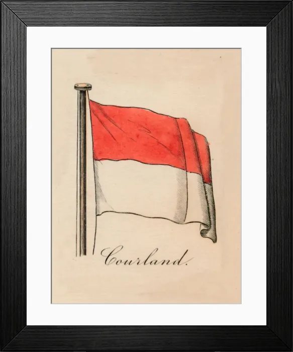 Framed Print : Courland, 1838 Framed Print : Courland, 1838