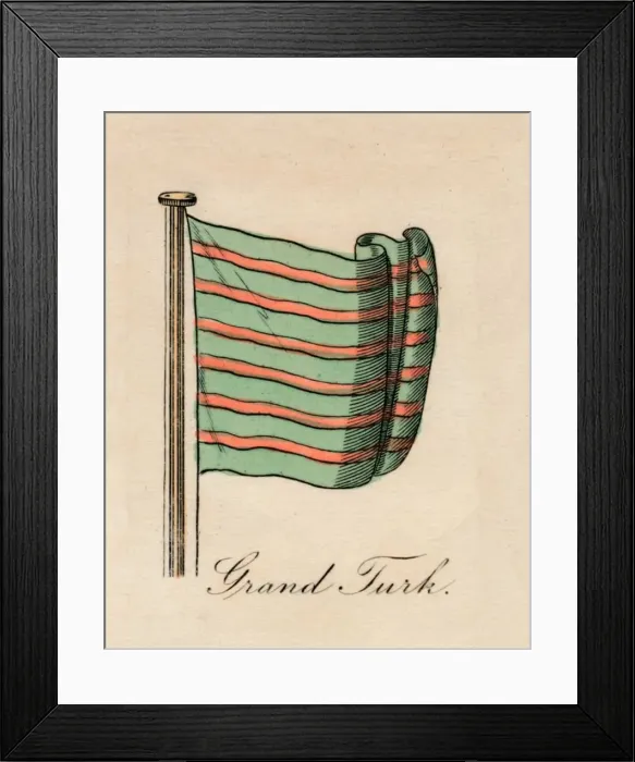 Framed Print : Grand Turk, 1838 Framed Print : Grand Turk, 1838