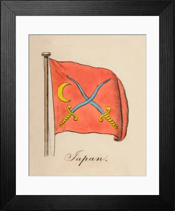 Framed Print : Japan, 1838 Framed Print : Japan, 1838