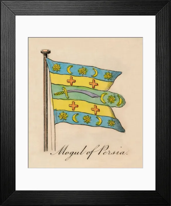 Framed Print : Mogul of Persia, 1838 Framed Print : Mogul of Persia, 1838