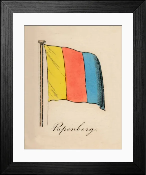 Framed Print : Papenberg, 1838 Framed Print : Papenberg, 1838