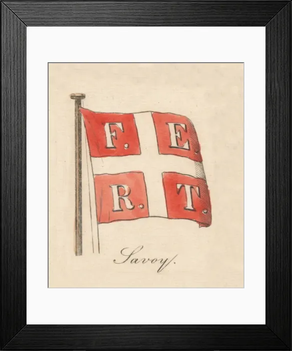 Framed Print : Savoy, 1838
