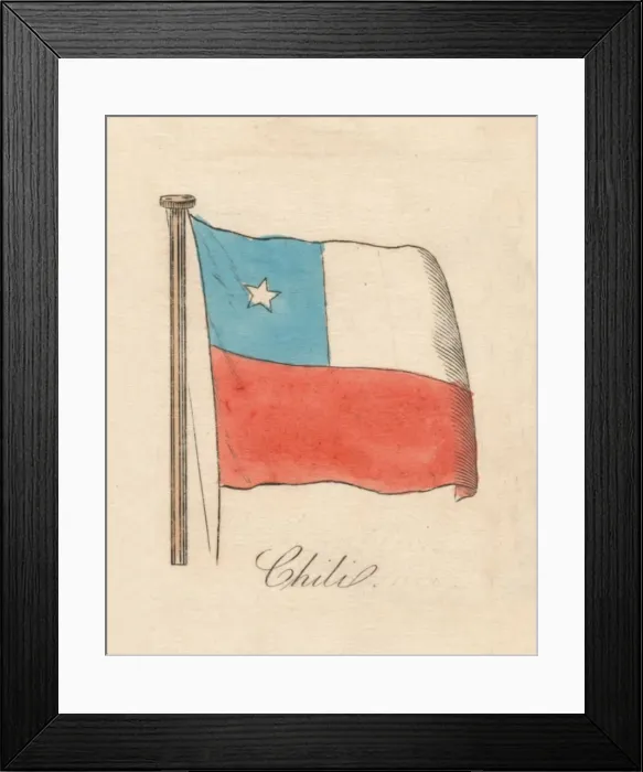 Framed Print : Chili, 1838 Framed Print : Chili, 1838