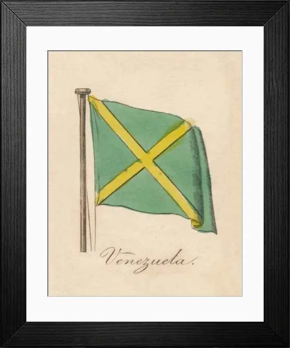 Framed Print : Venezuela, 1838 Framed Print : Venezuela, 1838
