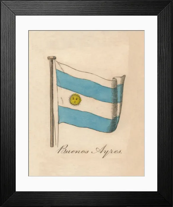 Framed Print : Buenos Ayres, 1838 Framed Print : Buenos Ayres, 1838