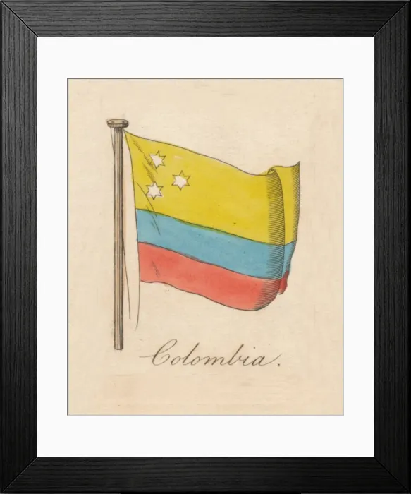 Framed Print : Columbia, 1838 Framed Print : Columbia, 1838
