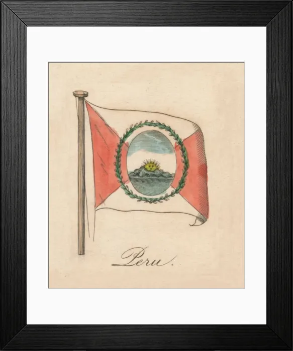 Framed Print : Peru, 1838 Framed Print : Peru, 1838