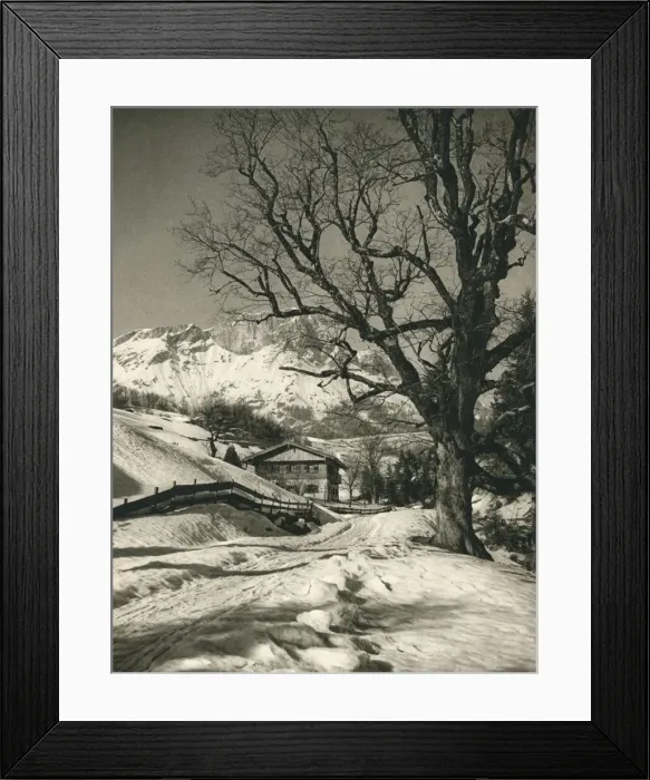 Framed Print : Berchtesgaden: Hinter-Gern - Untersberg, 1931. Artist: Kurt Hielscher Framed Print : Berchtesgaden: Hinter-Gern - Untersberg, 1931. Artist: Kurt Hielscher