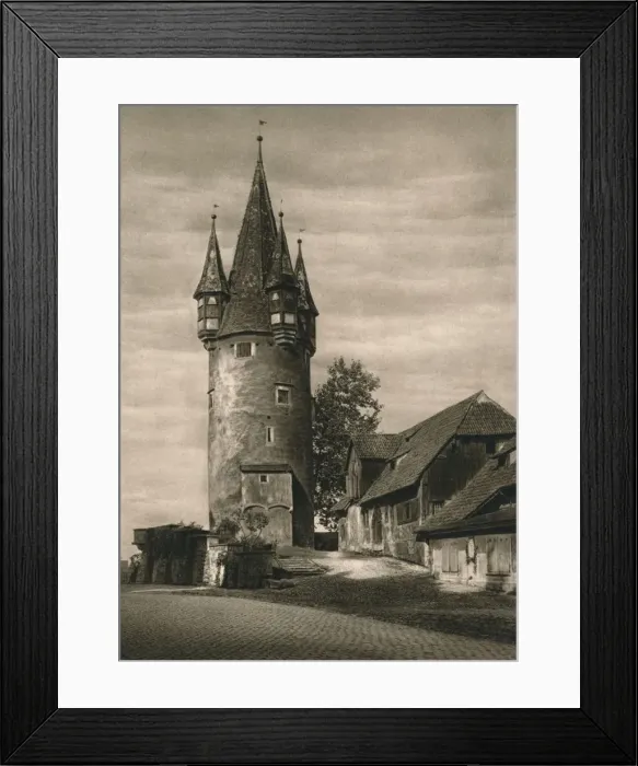 Framed Print : Lindau im Bodensee - Diebsturm, 1931. Artist: Kurt Hielscher Framed Print : Lindau im Bodensee - Diebsturm, 1931. Artist: Kurt Hielscher
