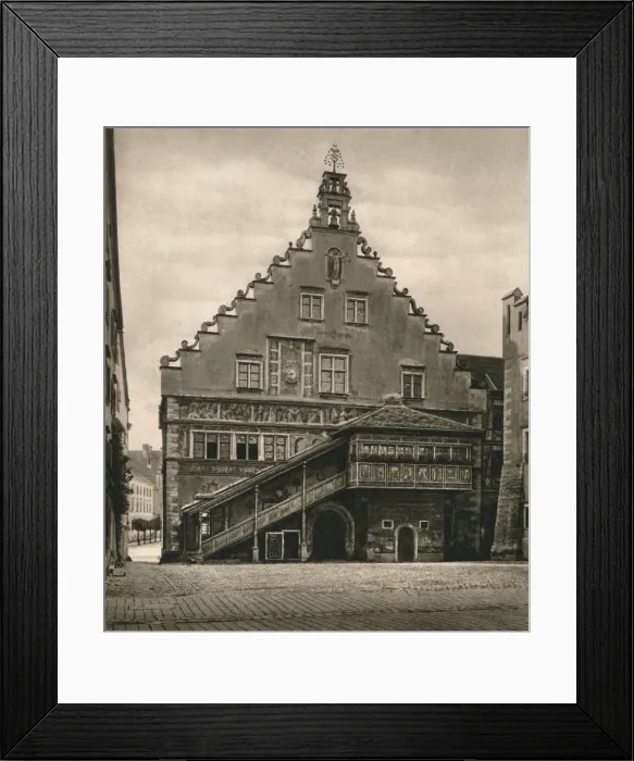 Framed Print : Lindau im Bodensee. Rathaus, 1931. Artist: Kurt Hielscher Framed Print : Lindau im Bodensee. Rathaus, 1931. Artist: Kurt Hielscher