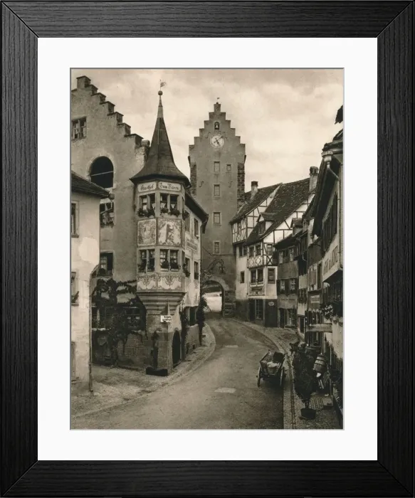 Framed Print : Meersburg (Bodensee). Obertor, 1931. Artist: Kurt Hielscher Framed Print : Meersburg (Bodensee). Obertor, 1931. Artist: Kurt Hielscher